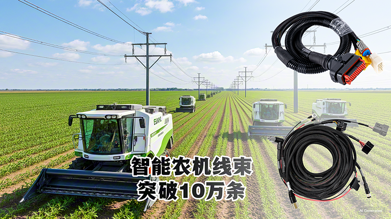 喜訊！蘇州凱佰樂智能農(nóng)機線束生產(chǎn)破10萬條
